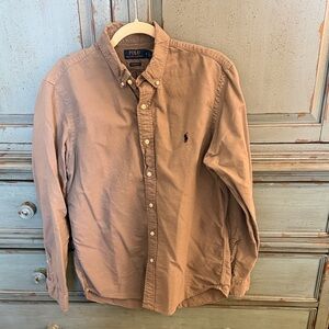 Polo by Ralph Lauren Men's Tan Button-Down Shirt